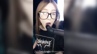Evie Corpsethot Nerd Trans Female Harecore OnlyFans Leaked Porn Video 36