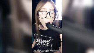 Evie Corpsethot Nerd Trans Female Harecore OnlyFans Leaked Porn Video 36