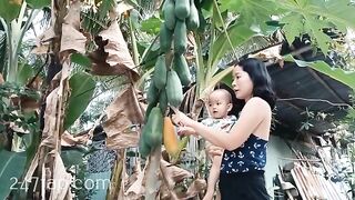 Mom & Baby Cat / BÉ CÁT CHANNEL/ Lovely Mum Hot Attractive Woman YouTuber Patreon Leaked 1