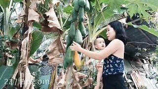 Mom & Baby Cat / BÉ CÁT CHANNEL/ Lovely Mum Hot Attractive Woman YouTuber Patreon Leaked 1