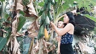 Mom & Baby Cat / BÉ CÁT CHANNEL/ Lovely Mum Hot Attractive Woman YouTuber Patreon Leaked 1