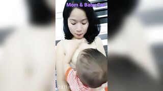 Mom & Baby Cat / BÉ CÁT CHANNEL/ Lovely Mum Hot Hot Ass Mom YouTuber Patreon Leaked 14