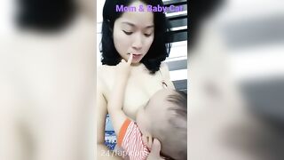 Mom & Baby Cat / BÉ CÁT CHANNEL/ Lovely Mum Hot Hot Ass Mom YouTuber Patreon Leaked 14