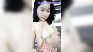 Mom & Baby Cat / BÉ CÁT CHANNEL/ Lovely Mum Hot Hot Ass Mom YouTuber Patreon Leaked 14