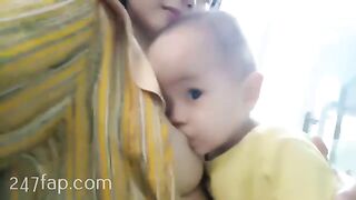 Mom & Baby Cat / BÉ CÁT CHANNEL/ Lovely Mum Hot Hot Mom YouTuber Patreon Leaked 12
