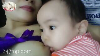 Mom & Baby Cat / BÉ CÁT CHANNEL/ Lovely Mum Hot Seductive Mother YouTuber Patreon Leaked 15