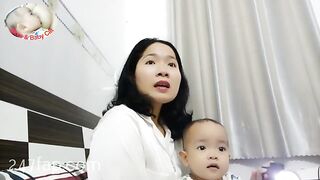 Mom & Baby Cat / BÉ CÁT CHANNEL/ Lovely Mum Hot Hot Ass Mom YouTuber Patreon Leaked Porn Video 29