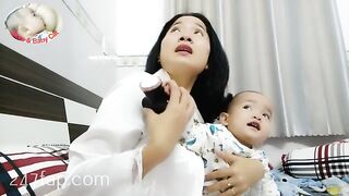 Mom & Baby Cat / BÉ CÁT CHANNEL/ Lovely Mum Hot Hot Ass Mom YouTuber Patreon Leaked Porn Video 29