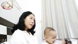 Mom & Baby Cat / BÉ CÁT CHANNEL/ Lovely Mum Hot Hot Ass Mom YouTuber Patreon Leaked Porn Video 29