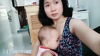 Mom & Baby Cat / BÉ CÁT CHANNEL/ Lovely Mum Hot Hot Ass Mom YouTuber Patreon Leaked Porn Video 37