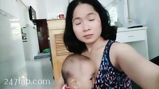 Mom & Baby Cat / BÉ CÁT CHANNEL/ Lovely Mum Hot Hot Ass Mom YouTuber Patreon Leaked Porn Video 37