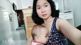 Mom & Baby Cat / BÉ CÁT CHANNEL/ Lovely Mum Hot Hot Ass Mom YouTuber Patreon Leaked Porn Video 37