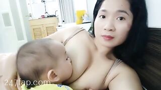 Mom & Baby Cat / BÉ CÁT CHANNEL/ Lovely Mum Hot Sexy Wife YouTuber Patreon Leaked Porn Video 38