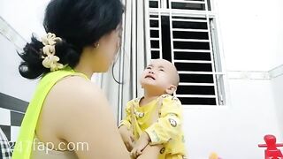 Mom & Baby Cat / BÉ CÁT CHANNEL/ Lovely Mum Hot Attractive Woman YouTuber Patreon Leaked Porn Video 48