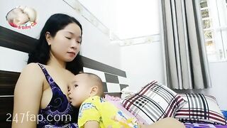 Mom & Baby Cat / BÉ CÁT CHANNEL/ Lovely Mum Hot Stunning Mother YouTuber Patreon Leaked Porn Video 51