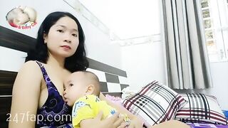 Mom & Baby Cat / BÉ CÁT CHANNEL/ Lovely Mum Hot Stunning Mother YouTuber Patreon Leaked Porn Video 51