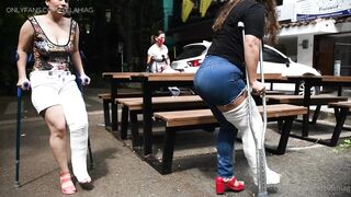 YelahiaG OnlyFans Leaks - Walking in large leg cast at El Poblado, Medellin with @evvacast ! Enjoy guys and many more SOON! Th