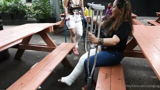 YelahiaG OnlyFans Leaks - Walking in large leg cast at El Poblado, Medellin with @evvacast ! Enjoy guys and many more SOON! Th