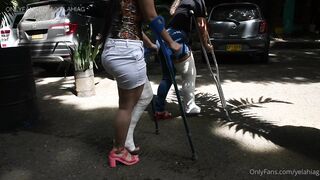 YelahiaG OnlyFans Leaks - Walking in large leg cast at El Poblado, Medellin with @evvacast ! Enjoy guys and many more SOON! Th