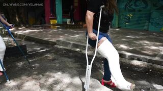 YelahiaG OnlyFans Leaks - Walking in large leg cast at El Poblado, Medellin with @evvacast ! Enjoy guys and many more SOON! Th