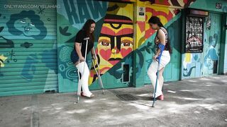 YelahiaG OnlyFans Leaks - Walking in large leg cast at El Poblado, Medellin with @evvacast ! Enjoy guys and many more SOON! Th