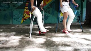 YelahiaG OnlyFans Leaks - Walking in large leg cast at El Poblado, Medellin with @evvacast ! Enjoy guys and many more SOON! Th