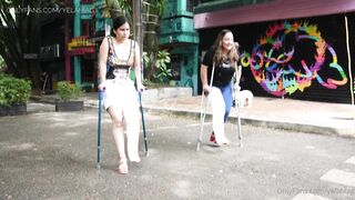 YelahiaG OnlyFans Leaks - Walking in large leg cast at El Poblado, Medellin with @evvacast ! Enjoy guys and many more SOON! Th