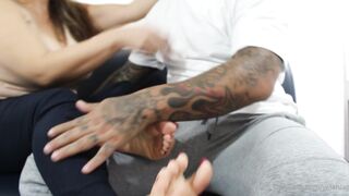 YelahiaG OnlyFans Leaks - That's how it all started! My friend @salvatore_tattoo  knew how to please me from the very first mo