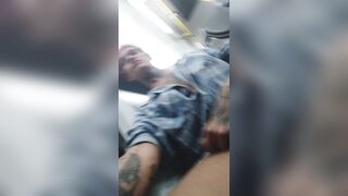 Saprezotte OnlyFans Transgender showing off on public transportation 