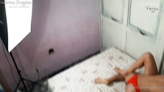 Saprezotte OnlyFans Transgender Paloma Veiga arrived from Rio de Janeiro already fucking new client in sabrina prezotte's room who f