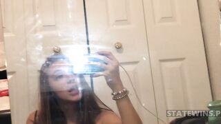 Nila Amateur Girl Leaks Loves to show off her small boobs and hairy pussy 5