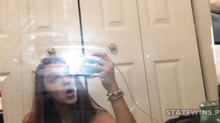 Nila Amateur Girl Leaks Loves to show off her small boobs and hairy pussy 5