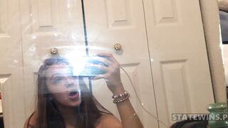 Nila Amateur Girl Leaks Loves to show off her small boobs and hairy pussy 5