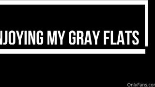 YelahiaG OnlyFans Leaks - These beautiful gray flats were a very special gift from someone very special to me. I really enjoye