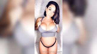 Lena The Plug (lenatheplug) OnlyFans Leaks -  I love bouncing my titties up and down a little too much these days. Can I bounce them in your face_