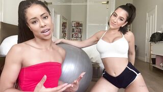 Lena The Plug (lenatheplug) OnlyFans Leaks -  @thekiranoir taught me that the best way to warm up for a workout is to cum first. She stretched me