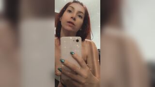 Mia Ruby (Mia.rubyxo) OnlyFans Leaks Skinny Small Boobs Redhead Girl 41