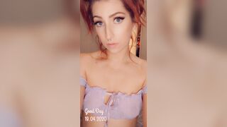 Mia Ruby (Mia.rubyxo) OnlyFans Leaks Skinny Small Boobs Redhead Girl 100
