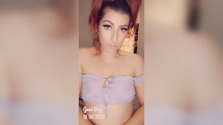 Mia Ruby (Mia.rubyxo) OnlyFans Leaks Skinny Small Boobs Redhead Girl 100
