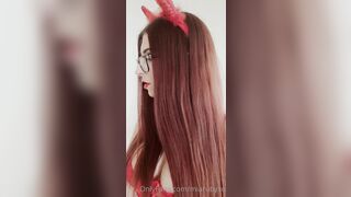 Mia Ruby (Mia.rubyxo) OnlyFans Leaks Skinny Small Boobs Redhead Girl 267