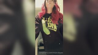 Mia Ruby (Mia.rubyxo) OnlyFans Leaks Skinny Small Boobs Redhead Girl 270