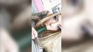 Karma Rx (karmarx) OnlyFans Leaks - triple penetration with giant cucumber =]
