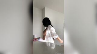 Bbypocah (Tia) OnlyFans Leaks Slim Mixed Asian Girl 65