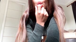 Bbypocah (Tia) OnlyFans Leaks Slim Mixed Asian Girl 28