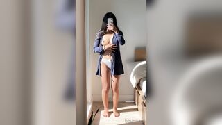 Bbypocah (Tia) OnlyFans Leaks Slim Mixed Asian Girl 81
