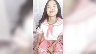 Alissa Yu (alissa.xo) OnlyFans Leaks 21 yo Skinny Fun-sized Asian Baby Girl 70