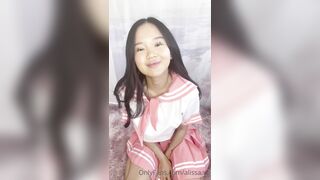 Alissa Yu (alissa.xo) OnlyFans Leaks 21 yo Skinny Fun-sized Asian Baby Girl 70