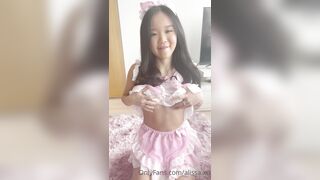 Alissa Yu (alissa.xo) OnlyFans Leaks 21 yo Skinny Fun-sized Asian Baby Girl 78