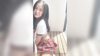 Alissa Yu (alissa.xo) OnlyFans Leaks 21 yo Skinny Fun-sized Asian Baby Girl 92