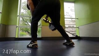 AReallyWeakGuy Six Abs Strong Black guy Onlyfans Leaked Porn Video 34